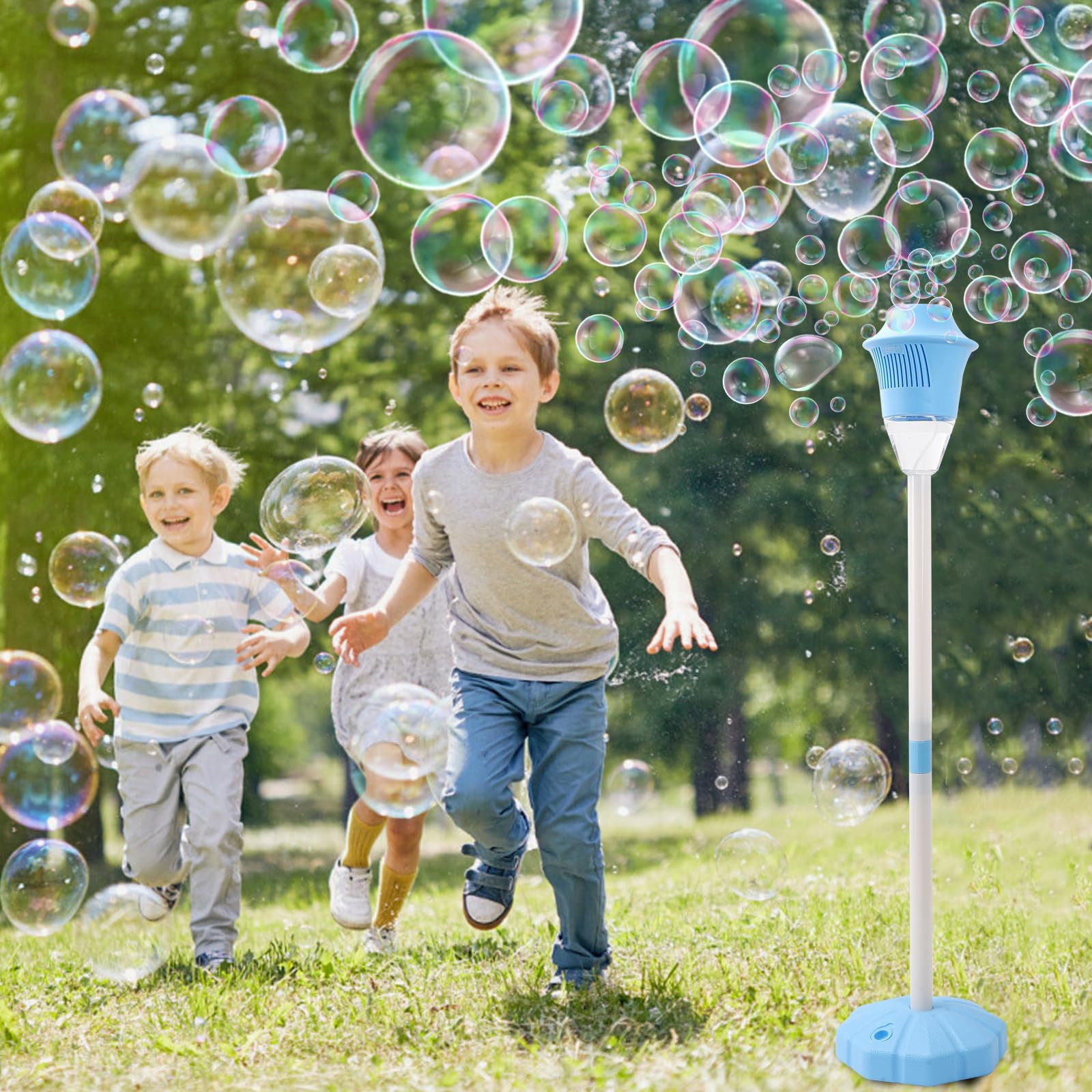 AIERSA Bubble Machine Automatic,Height 47 Inches Vertical Bubble Machine for Parties, Outdoor Bat... | Amazon (US)