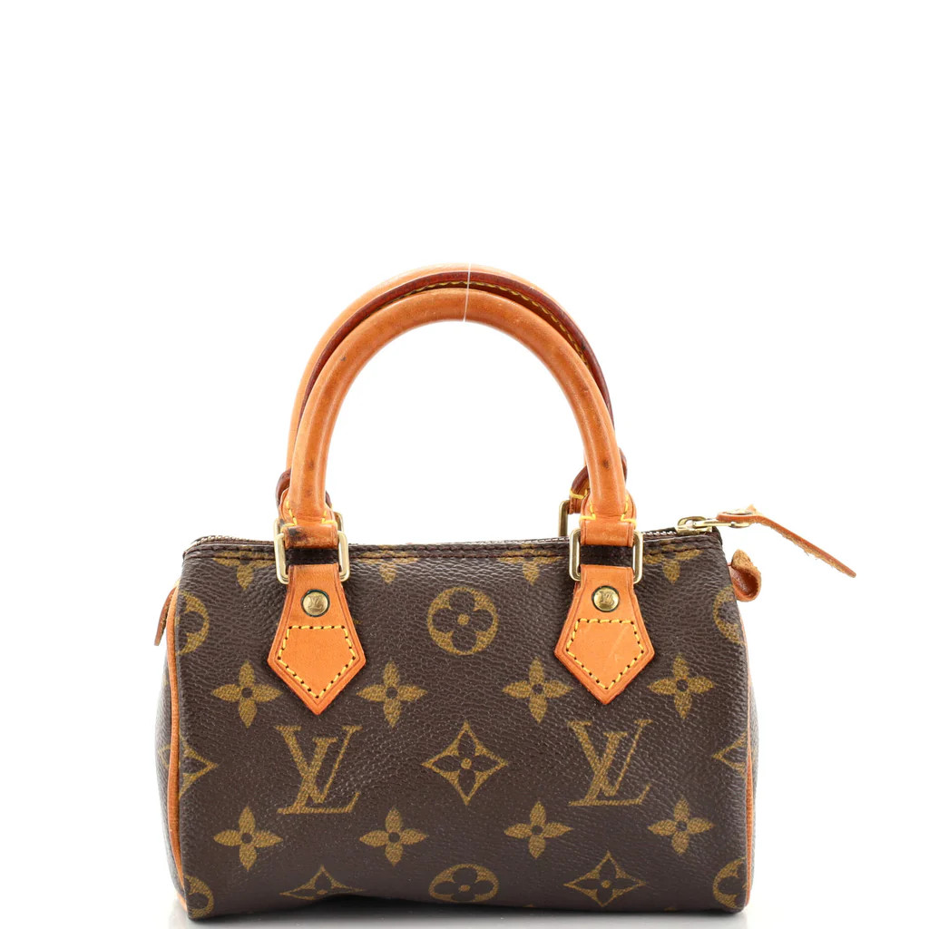 Louis Vuitton Speedy Mini HL Handbag Monogram Canvas Brown 1592851 | Rebag