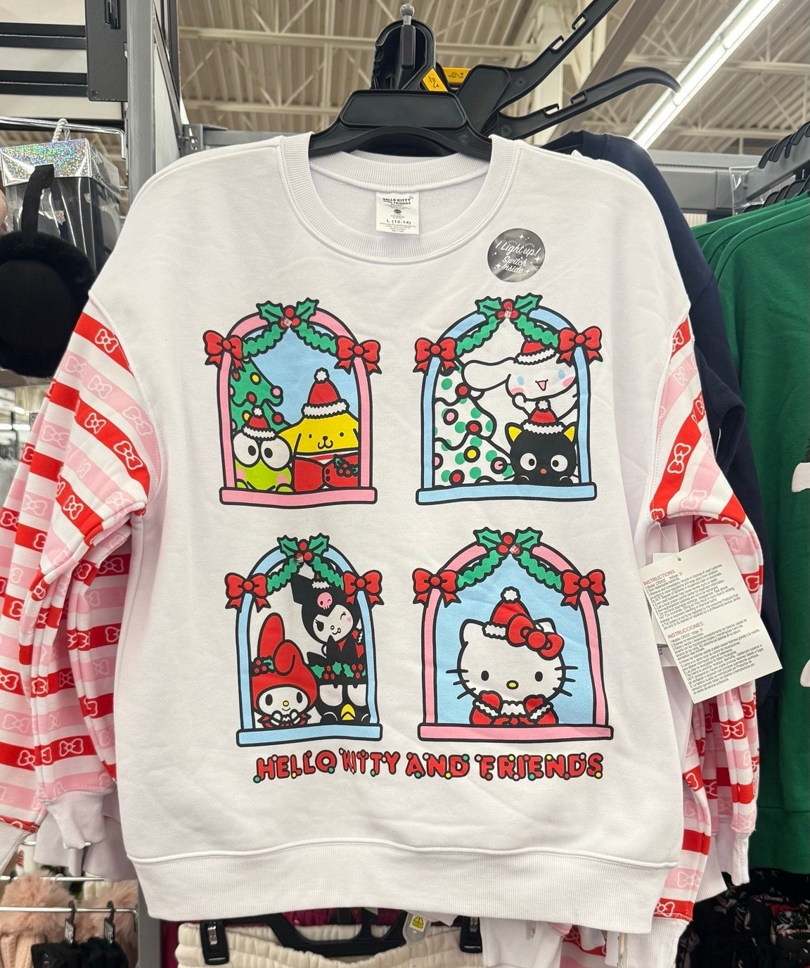 Hello Kitty & Friends Light-Up Christmas Sweatshirt

This Hello Kitty Christmas sweatshirt is a must-have for fans and collectors. The light-up design makes it perfect for Christmas parties, theme nights, and festive outings. Cute, fun, and guaranteed to stand out.

#LTKMidsize #LTKPlusSize #LTKHoliday