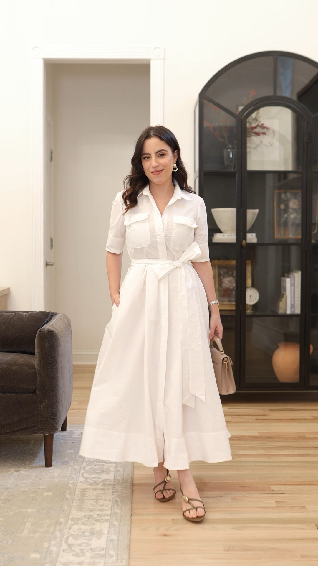 The most perfect white midi dress! Wearing size XS



#LTKPetite #LTKStyleTip #LTKParties