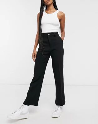 & Other Stories kick flare trousers in black | ASOS (Global)
