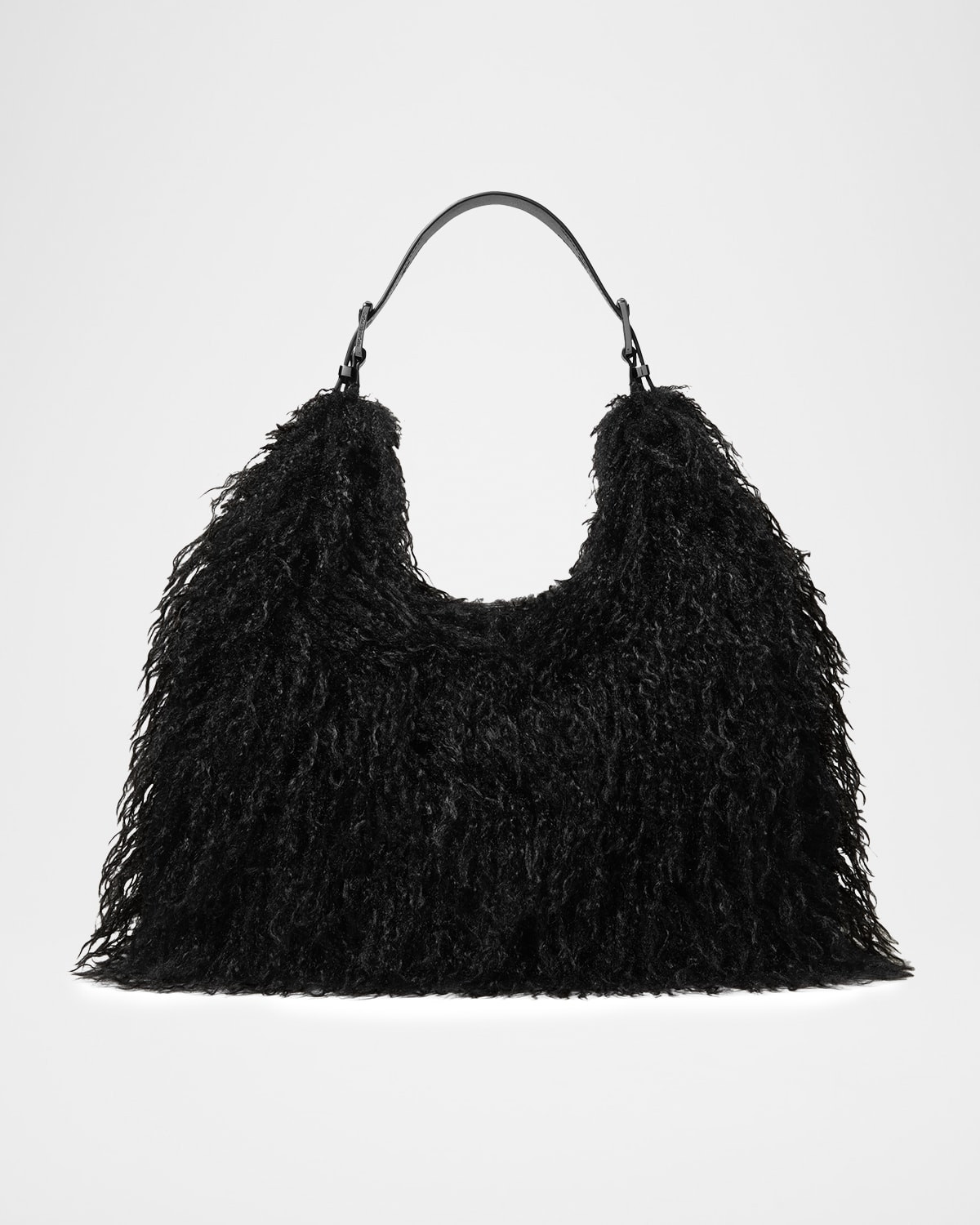 Nolita Large Faux Shearling Hobo Bag | Neiman Marcus
