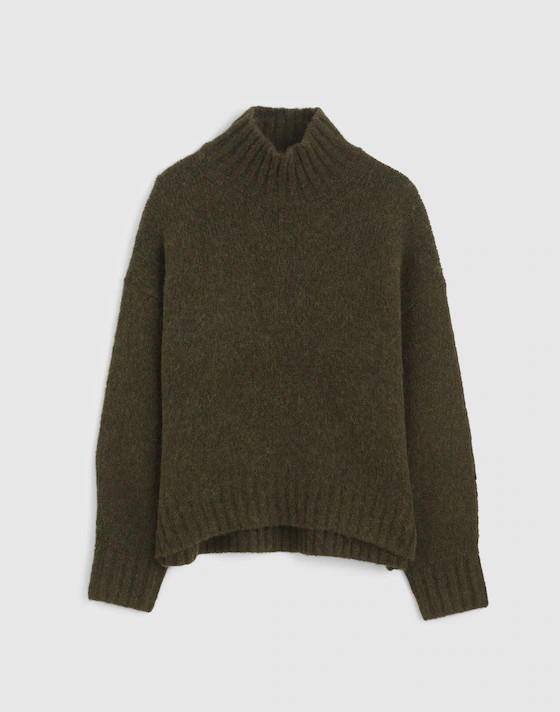 Chunky-Knit Alpaca-Blend Turtleneck | Madewell