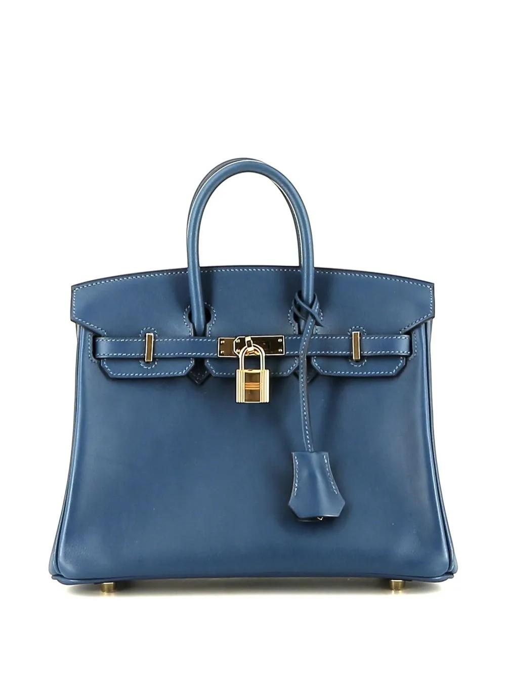 Hermès Pre-Owned 2020 pre-owned Birkin 25 handbag - Blue | Farfetch Global