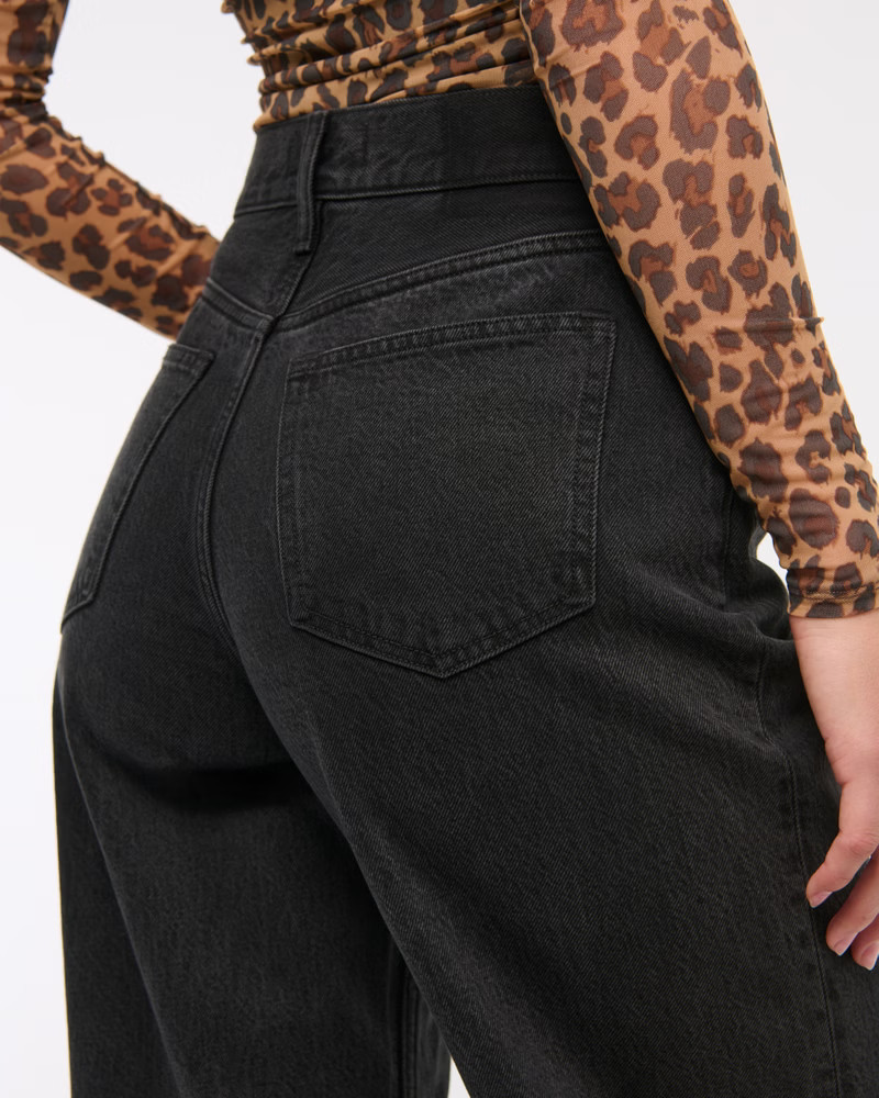 High Rise Wide Leg Jean | Abercrombie & Fitch (US)