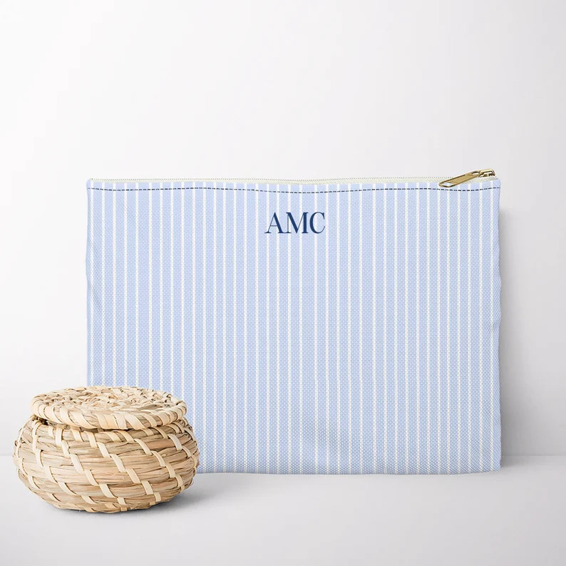 Personalized Accessory Pouch Monogram Bridal Party Gift Idea Monogrammed Bridesmaid Gift Grandmil... | Etsy (US)