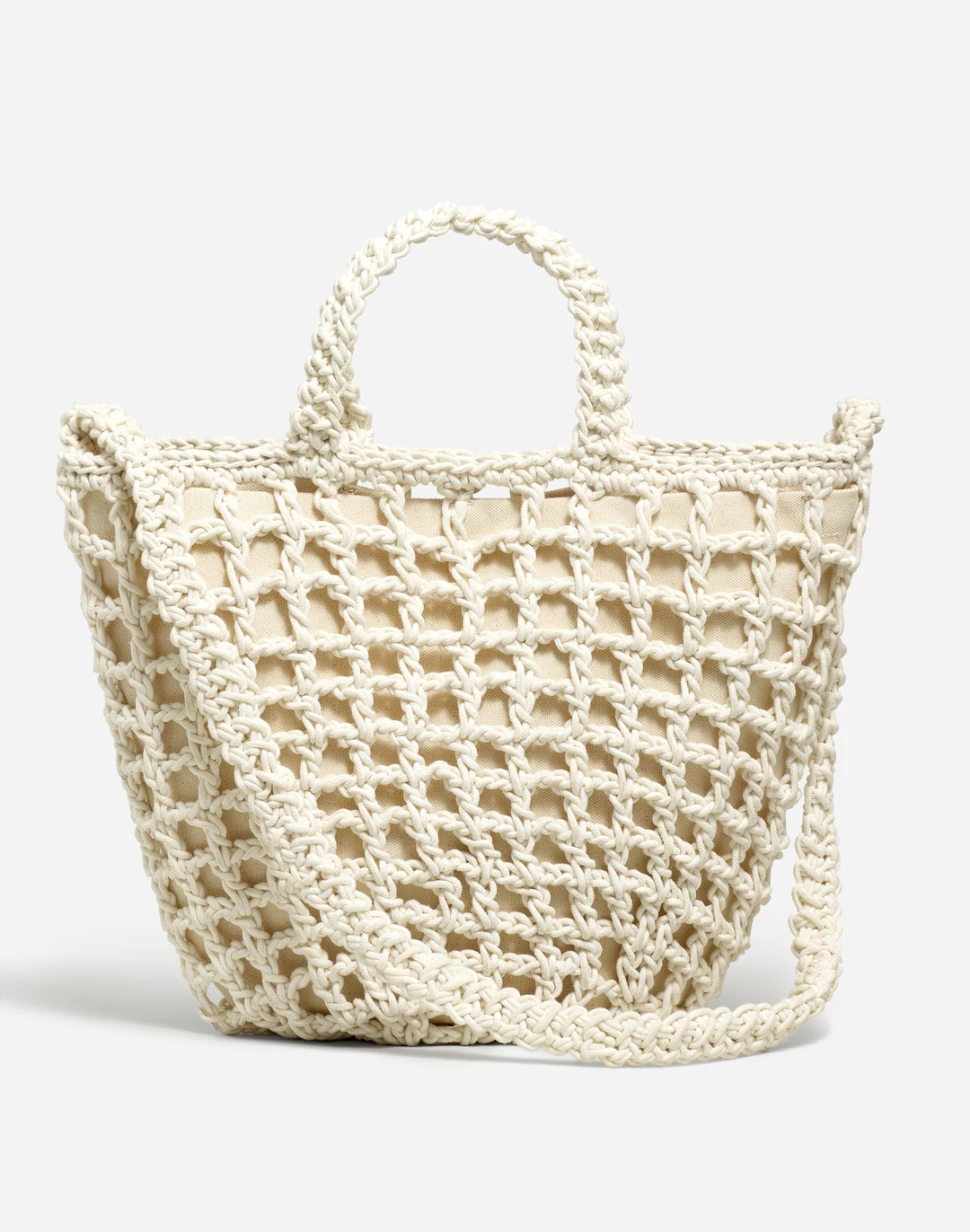 The Crocheted Shoulder Bag | Madewell