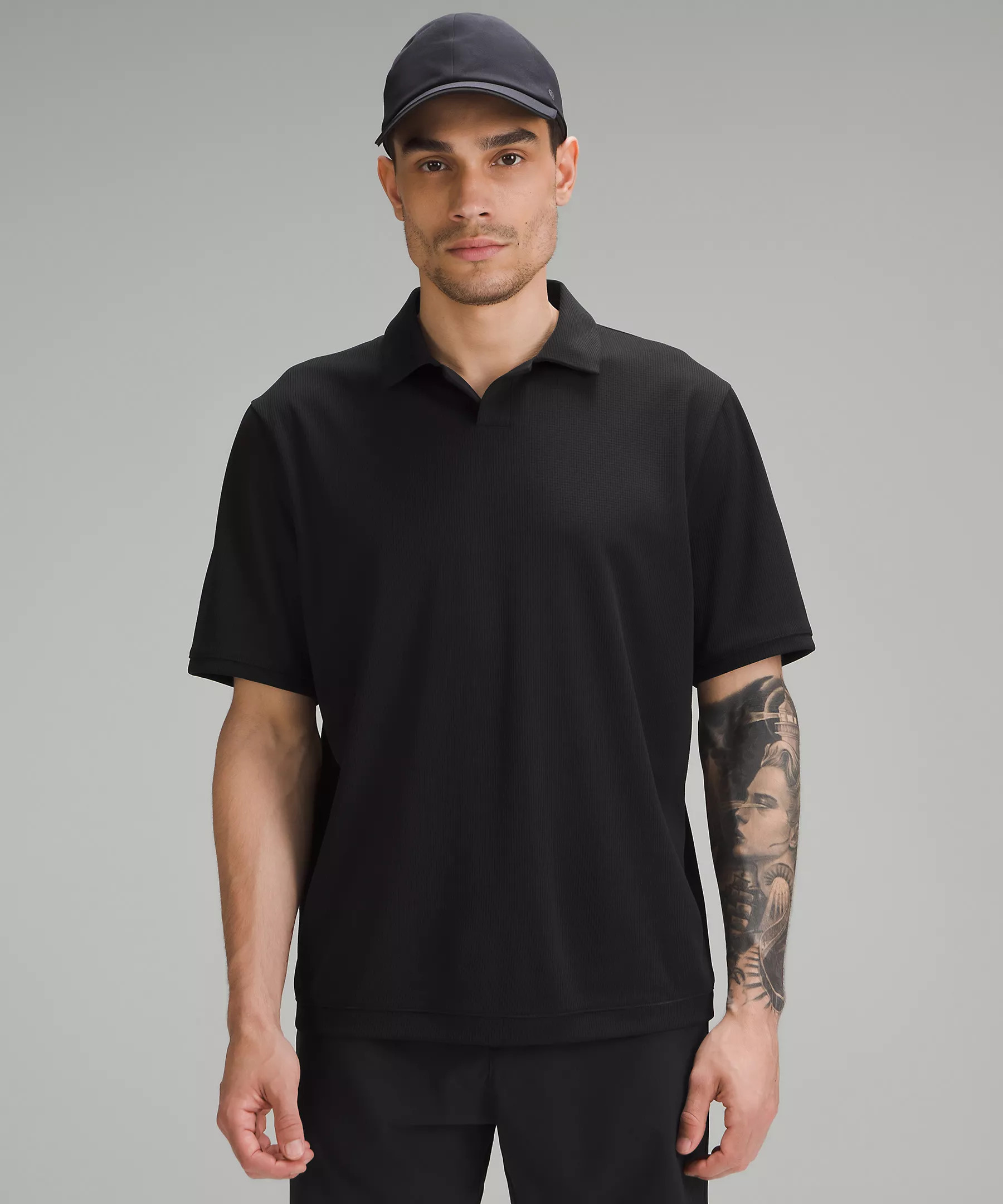 Textured Mesh Short-Sleeve Polo Shirt | Lululemon (US)