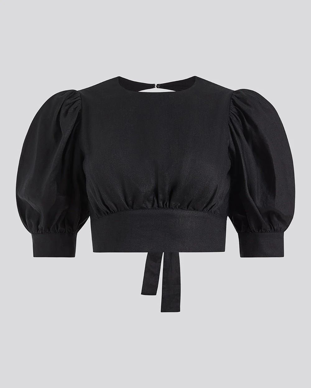 The Gael Top in Noir | Solid & Striped