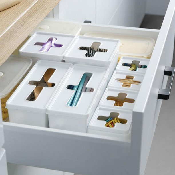 Stackable Drawer Trash Bag Dispenser (Rectangle/Square)Tissue Storage Plastic Bag Storage Box Org... | Walmart (US)