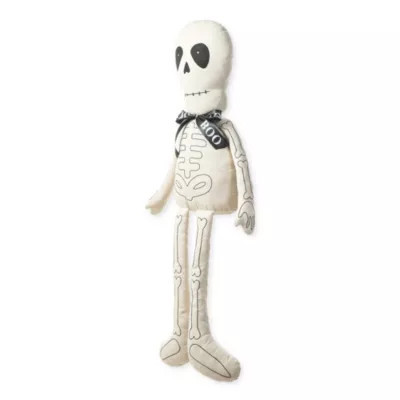 Glitzhome 47''H Fabric Halloween Skeleton Sitter Porch Decor | Belk