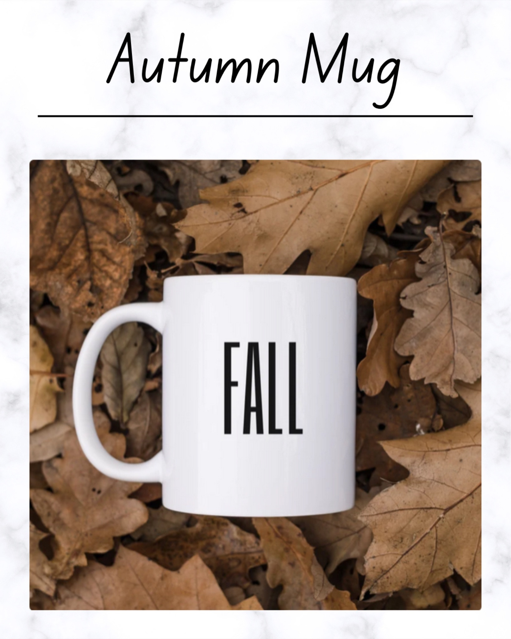 Check out the great autumn mugs on Etsy

Autumn mug, fall mug, Halloween mug, pumpkin spice mug, kitchen decor, autumn decor, fall decor, Halloween decor, autumn home, fall home 

#LTKsale #LTKautumn #LTKgiftguide