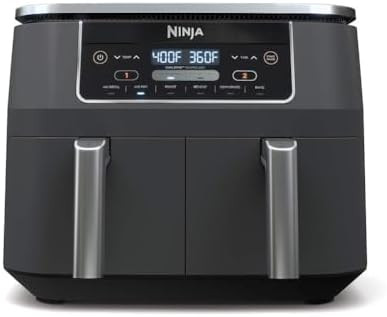 Ninja DZ201 Foodi 8 Quart 6-in-1 DualZone 2-Basket Air Fryer with 2 Independent Frying Baskets, M... | Amazon (US)