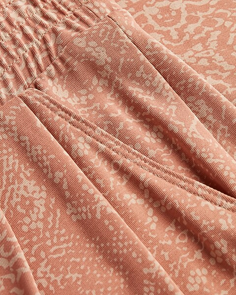 Super High Waisted Silky Sueded Jersey Snakeskin Jogger Pant | Express