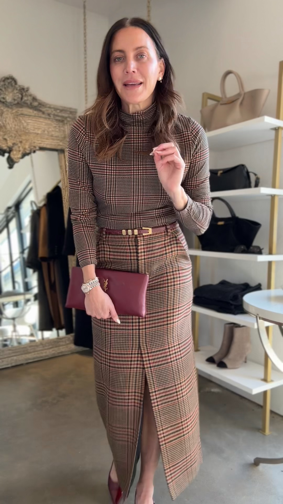 Holiday plaid winter workwear outfit @saks #sakspartner #saks

#LTKParties #LTKHoliday #LTKWorkwear