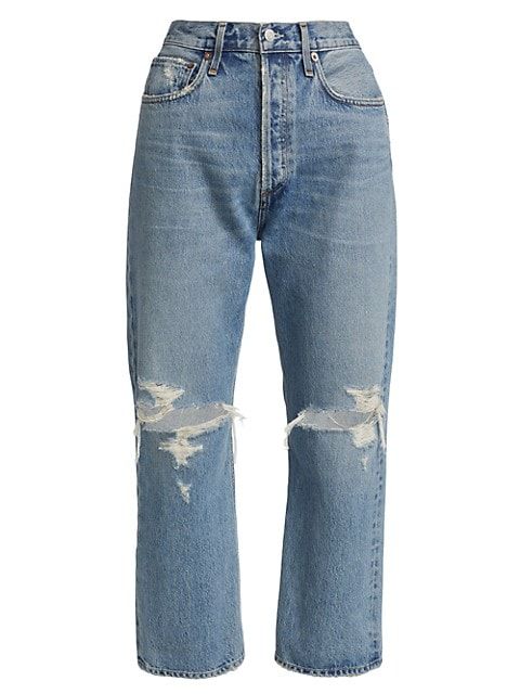 '90s Five-Pocket Cropped Jeans | Saks Fifth Avenue