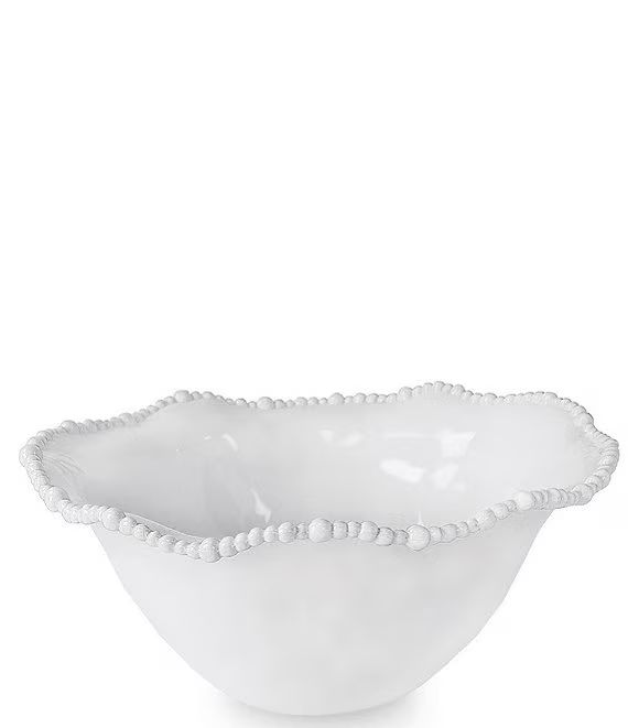Melamine VIDA Alegria Large White Serving Bowl | Dillard's