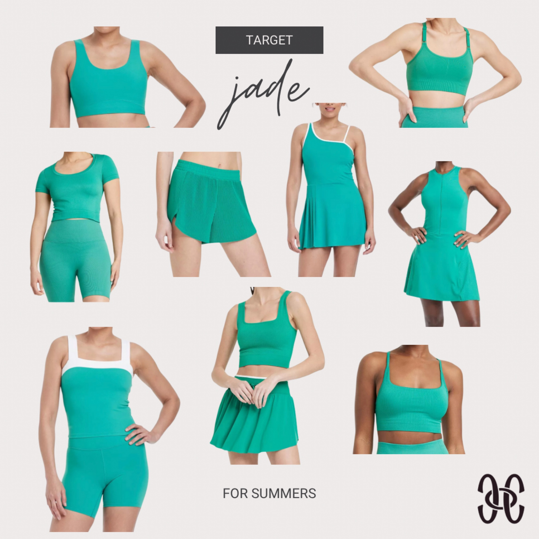 Jade green for summers
