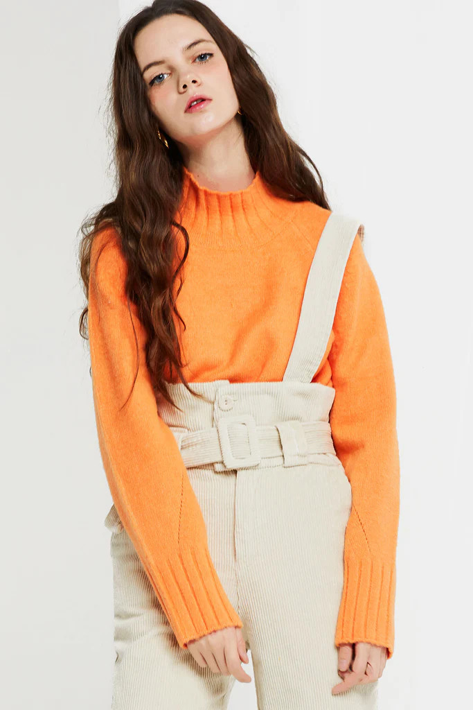 April Mock Neck Sweater-2 Colors | Storets (Global)