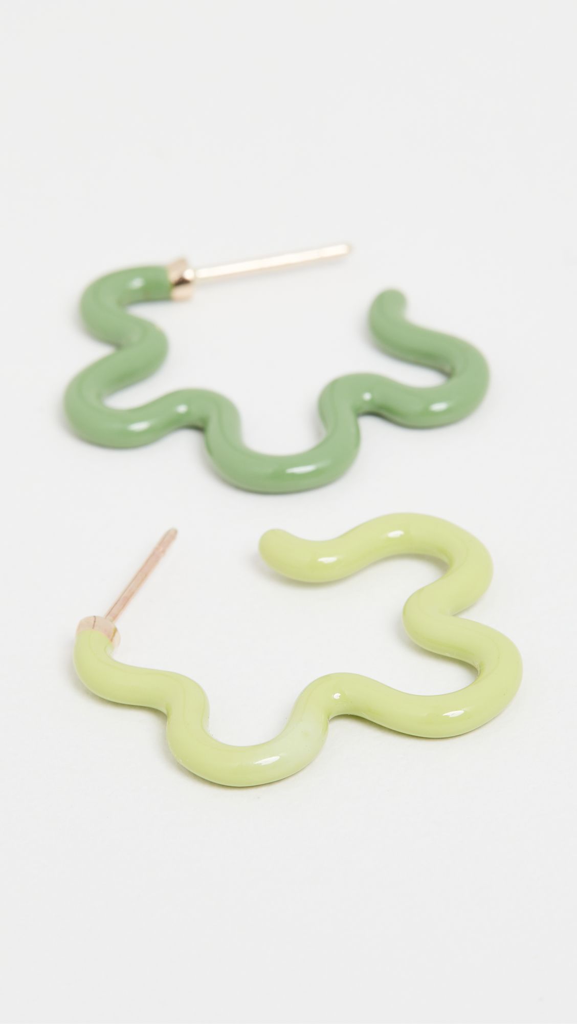 Two Tone Asymmetrical Flower Earrings | Shopbop