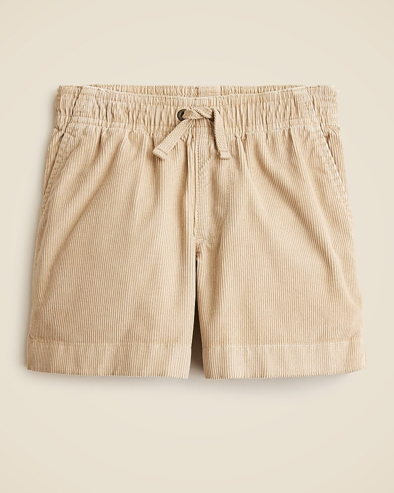 Kids' Everyday drawstring short in corduroy | J. Crew US