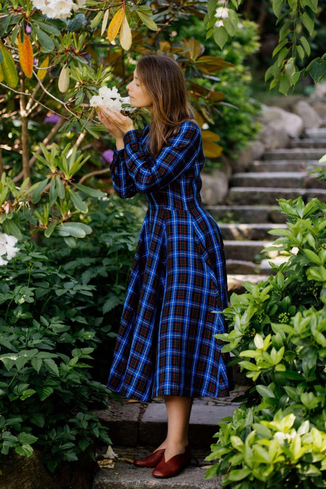 Frida – Linen Dress With Shirt Collar - Etsy UK | Etsy (US)