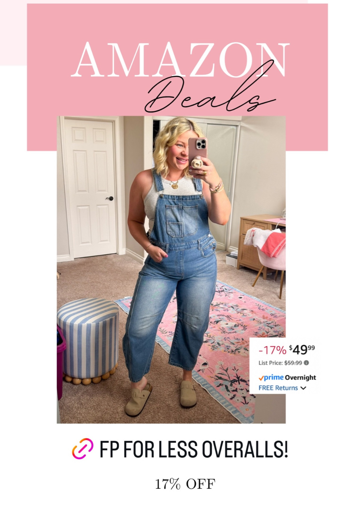 Barrel Lake overalls just like three people on deal today!

#LTKMidsize #LTKSaleAlert