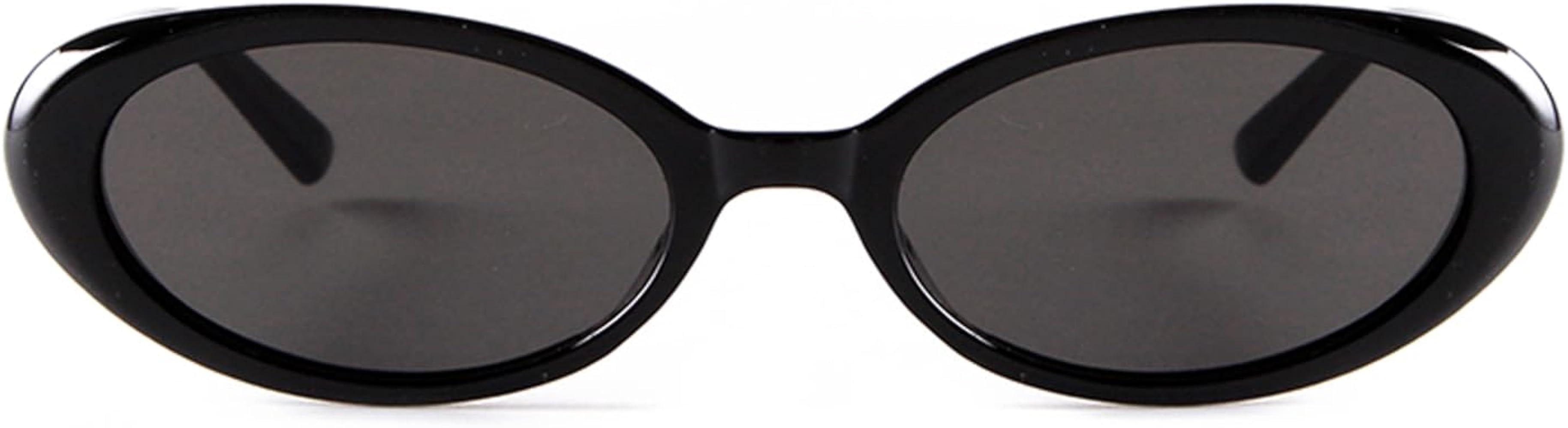 JUDOO Retro Oval Sunglasses for Women Men 90s Vintage Cat Eye Glasses Oval Glasses UV400 Protecti... | Amazon (US)