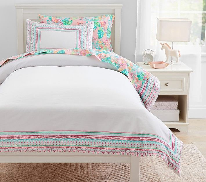 Lilly Pulitzer Border Duvet Cover & Shams | Pottery Barn Kids