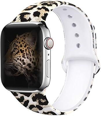OriBear Compatible with Apple Watch Band 40mm 38mm 44mm 42mm Elegant Floral Bands for Women Soft ... | Amazon (US)