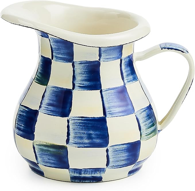 MACKENZIE-CHILDS Enamel Creamer, Creamer Dispenser with Pour Spout, Kitchen Enamelware, 14-Ounce ... | Amazon (US)