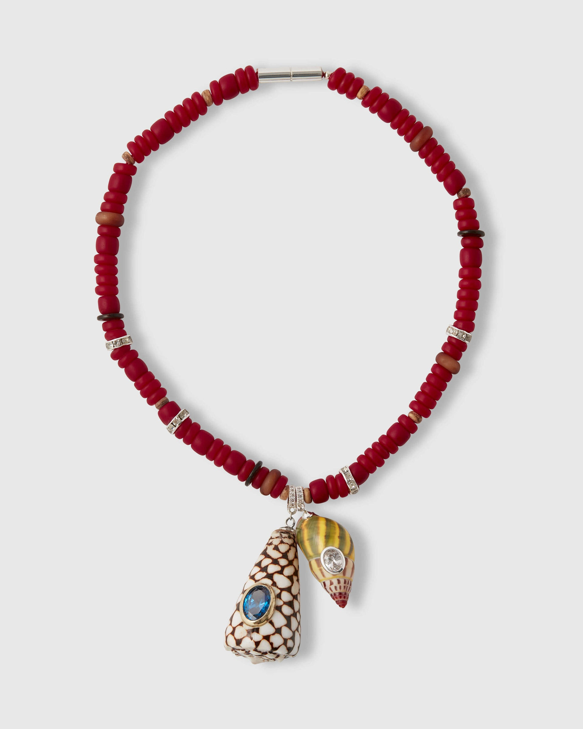 RIKO II NECKLACE RED | Rat & Boa
