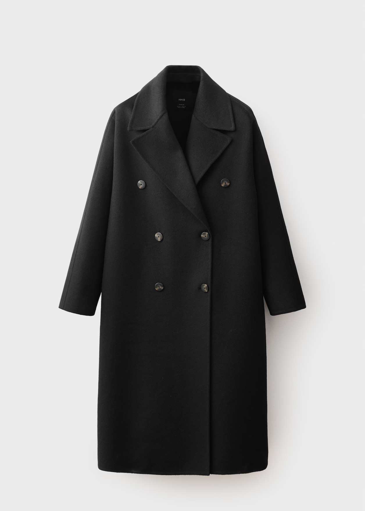 Handmade oversized wool coat - Women | MANGO United Kingdom | MANGO (UK)