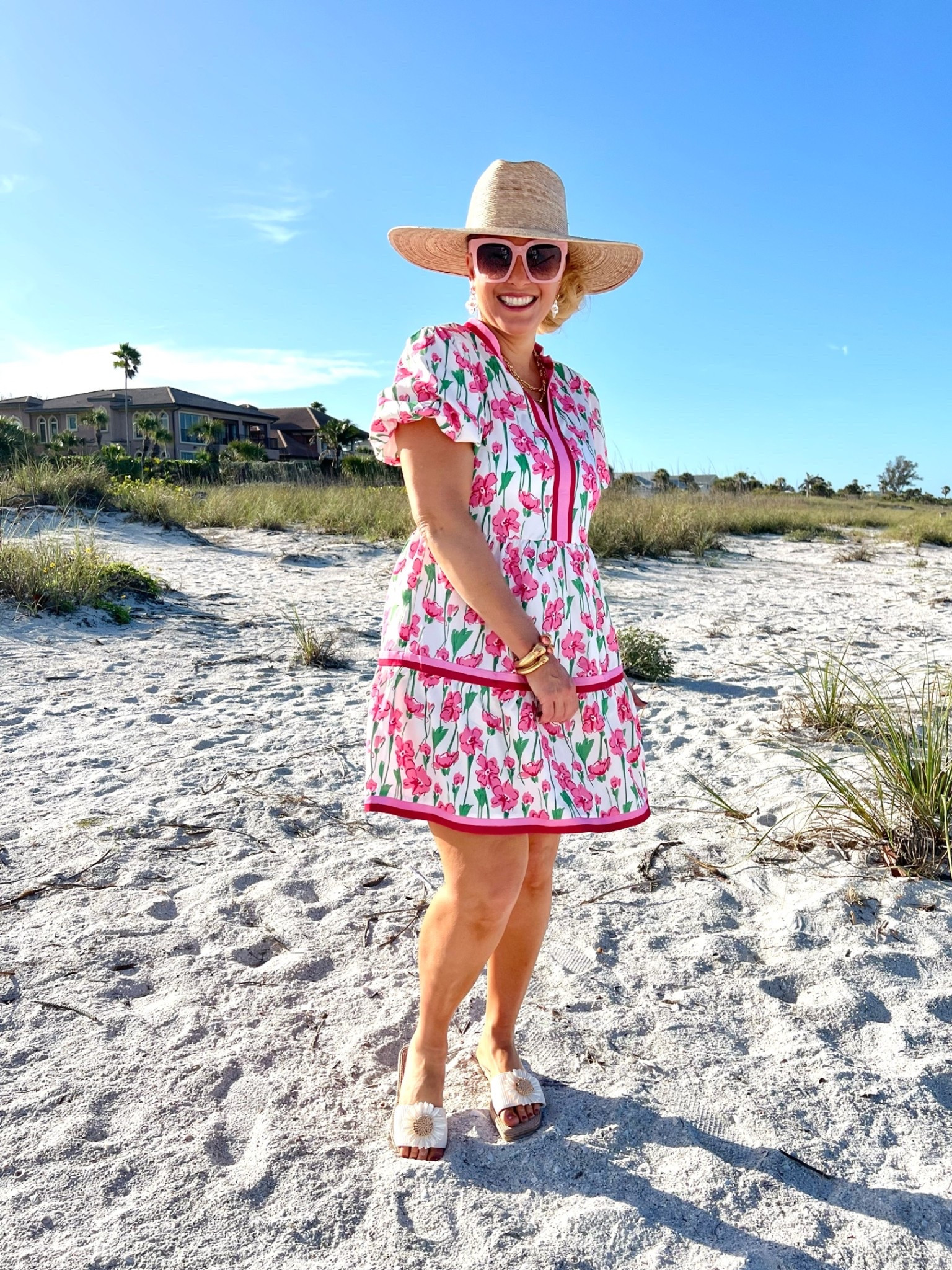 🏝️Pack these clothing pieces and accessories for your next tropical getaway!

Giving you summer style in this amazon dress. It makes a fantastic beach coverup too! Wearing a medium. Fits true to size.

💎Pair it with @julievos jewelry and head out to lunch after the beach.

👒Don’t forget to pick up my straw hat and sunglasses to complete the look.

#floraldress #summerstyle #founditonamazon @amazonfashion @jtstjtst11

#LTKSeasonal #LTKOver40 #LTKSaleAlert #LTKTravel #LTKgrwm #LTKootd #LTKMidsize #LTKSwim