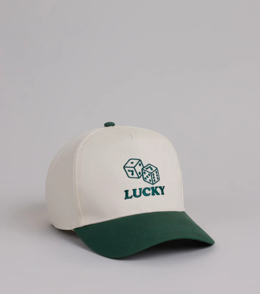 Lucky Dice Two-Tone Baseball Cap | Windsor Stores