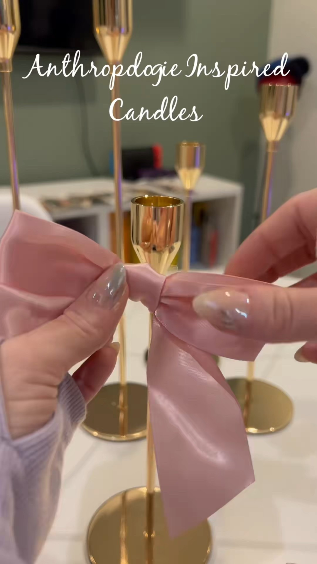 Valentines & Galentines Inspired Candles / bow candles / Galentines day decor / Vday decor  

#LTKValentine #LTKootd #LTKHome