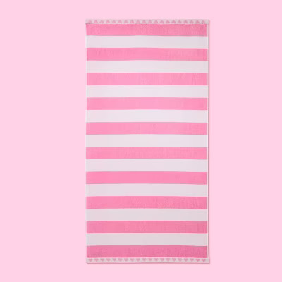 Striped Beach Towel Pink - Stoney Clover Lane x Target | Target