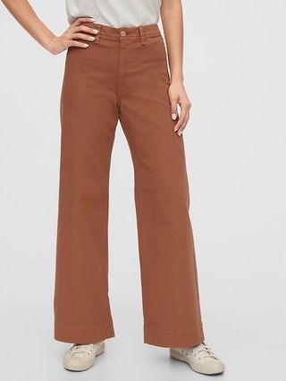 High Rise Wide-Leg Pants | Gap (US)