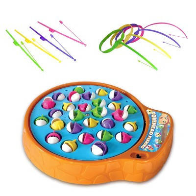 Winning Fingers Fishing Game Fun Preschool Toy for Kids & Toddlers Ages 3+, 28 Fish, 4 Rods, 4 Forehead Rods and Rotating Board | Target