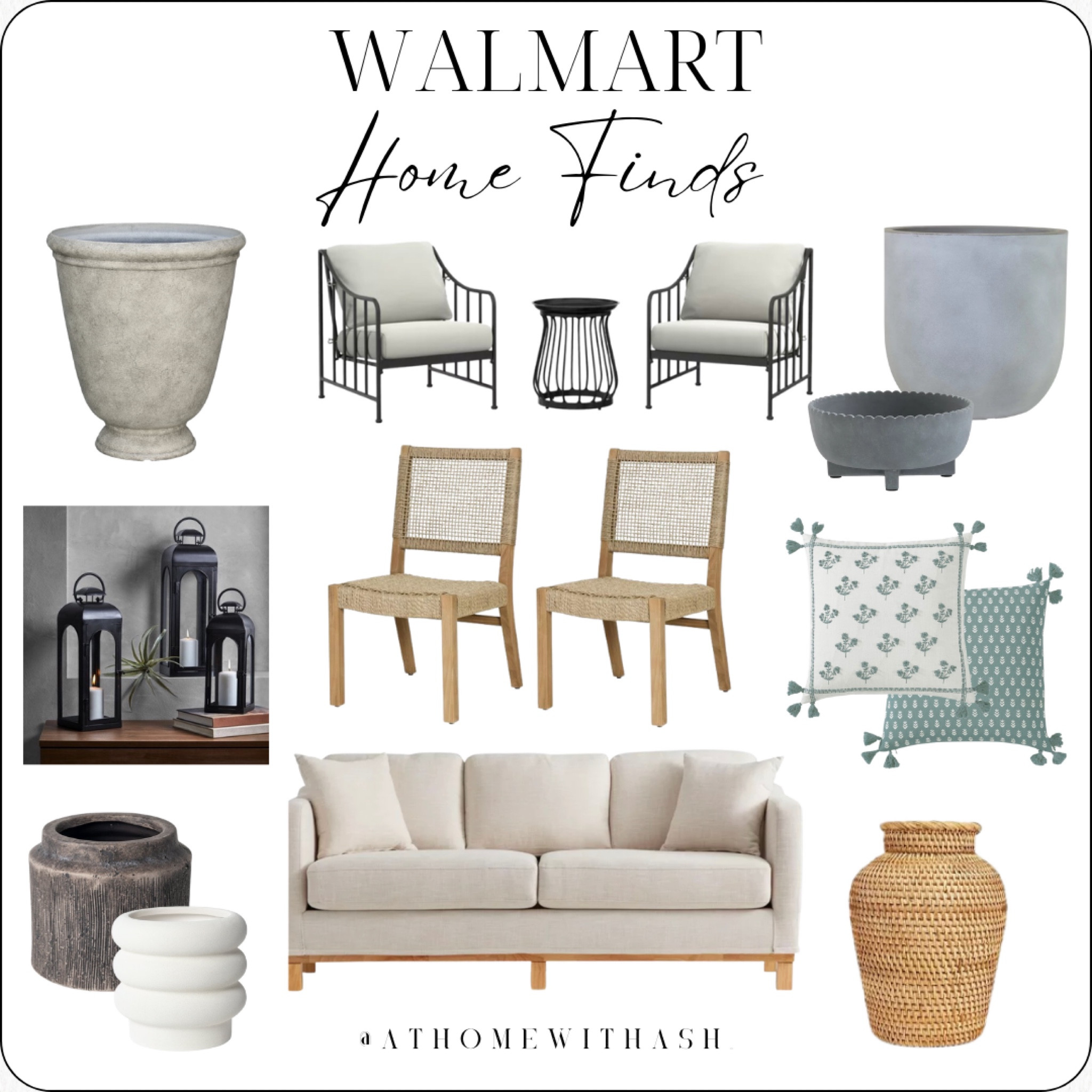 Affordable Walmart home finds!

Walmart home
Affordable sofa
Outdoor decor
Outdoor planters
Outdoor furniture 

#LTKFind #LTKhome