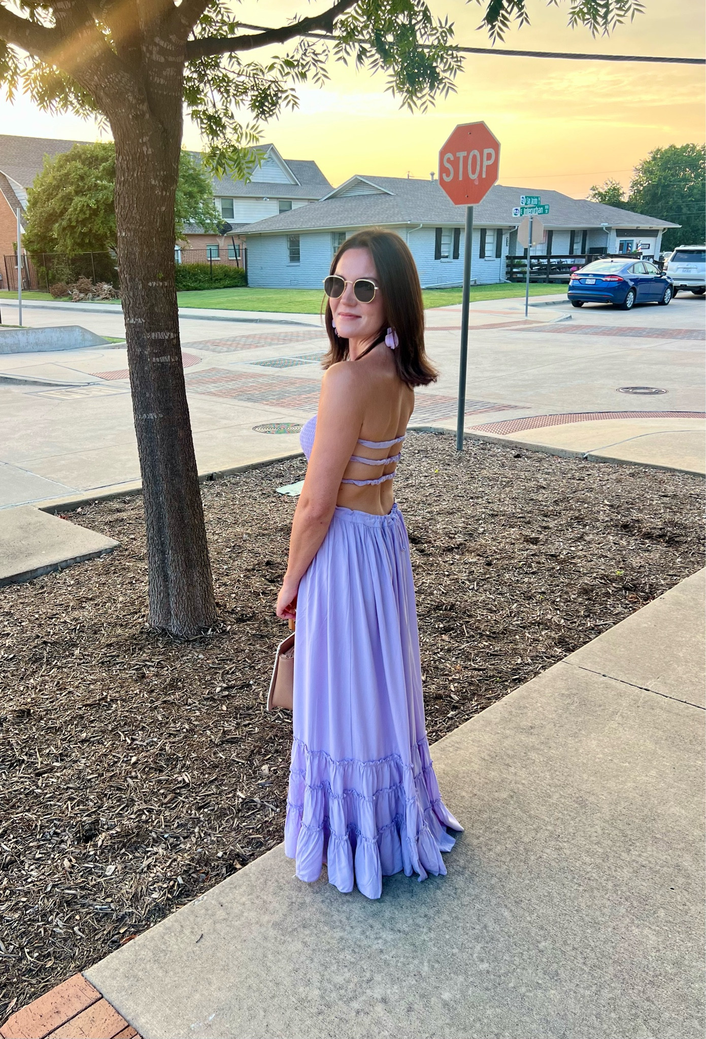 Obsessed with this dress and got so many compliments 😍 it comes in a ton of colors and is so comfy and flattering! I’ll link the only sticky bra that has ever worked for me, too - I’m a 32C and it didn’t budge at all in the Texas heat! 

#LTKFindsUnder100 #LTKFindsUnder50 #LTKSeasonal