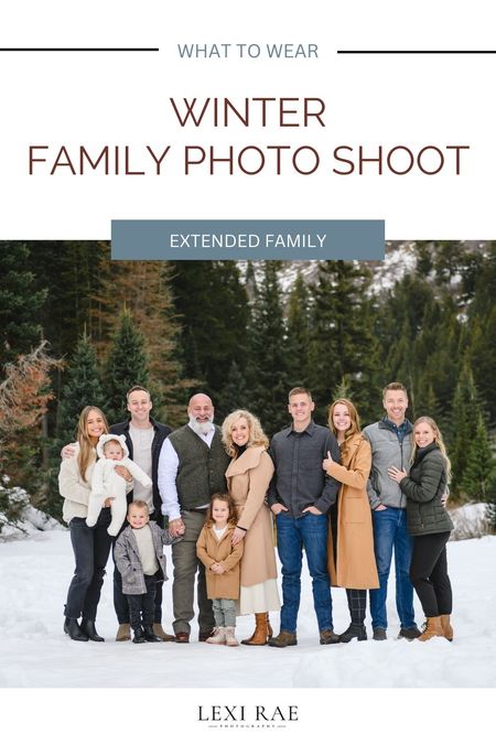 Great looks for a winter extended family photo shoot! 

#LTKSeasonal #LTKkids #LTKfamily