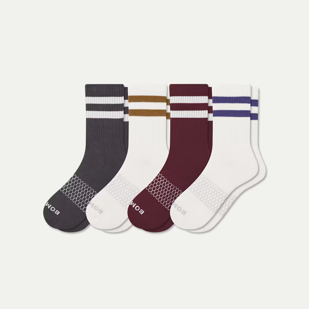 Women's Vintage Stripes Half Calf Sock 4-Pack | Bombas