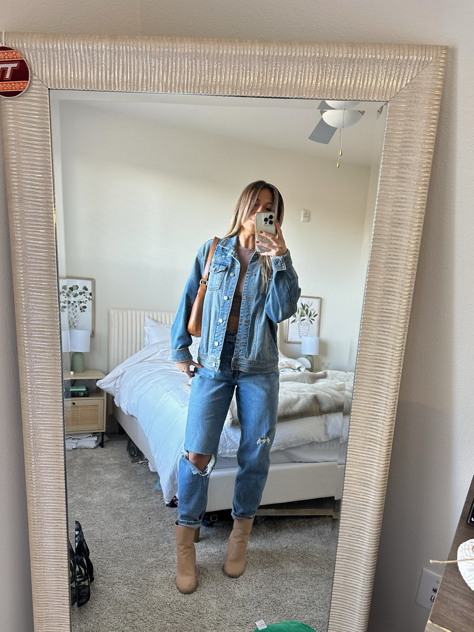 Jean on Jean is my absolute FAV!!!! Size xs in jacket, 25s in Abercrombie jeans! 

#LTKstyletip #LTKSpringSale