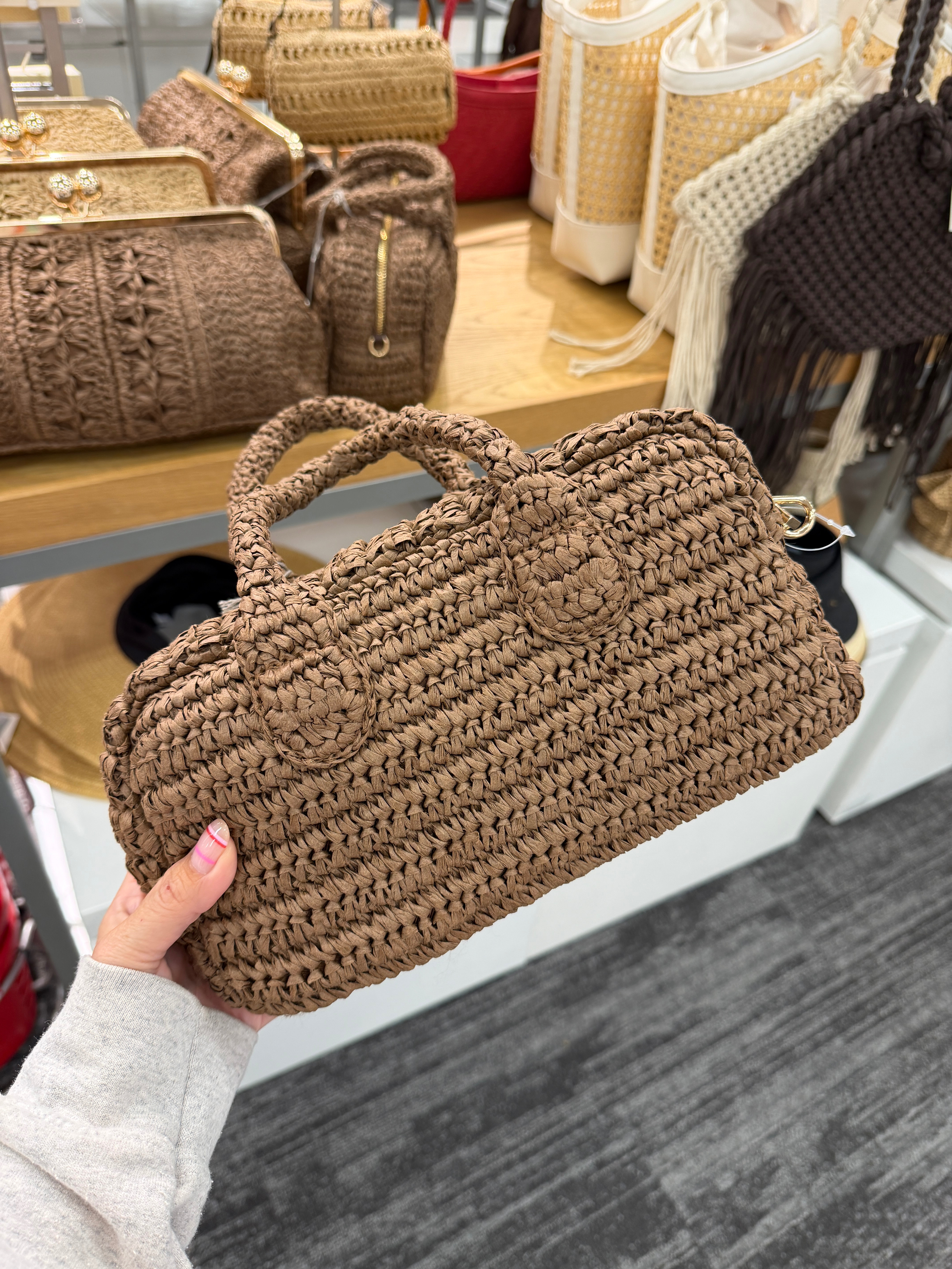 NEW at Target! Raffia bags perfect for spring and summer! 

 #LTKMothersDay #LTKootd