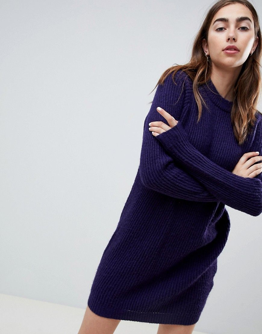 Moves By Minimum Sweater Dress - Blue | ASOS US