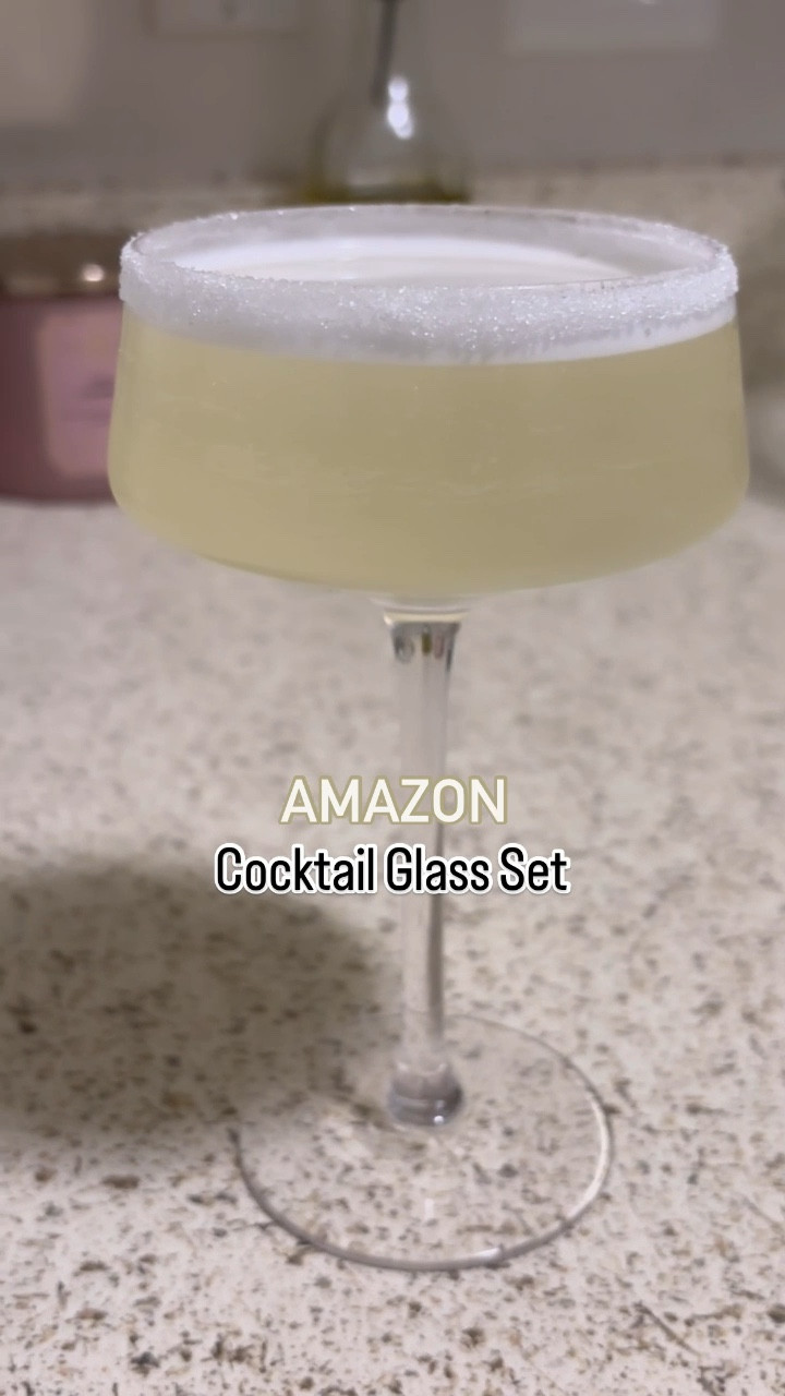 Amazon cocktail glass set 🥂

#LTKFindsUnder50 #LTKHome #LTKFindsUnder100