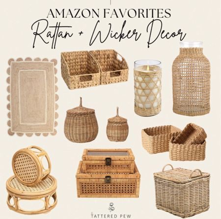 Shop there wicker and rattan essentials from Amazon! 

Wicker and rattan home decor, rattan basket, woven decor, woven rug, wicker vase  

#LTKFind #LTKhome #LTKstyletip