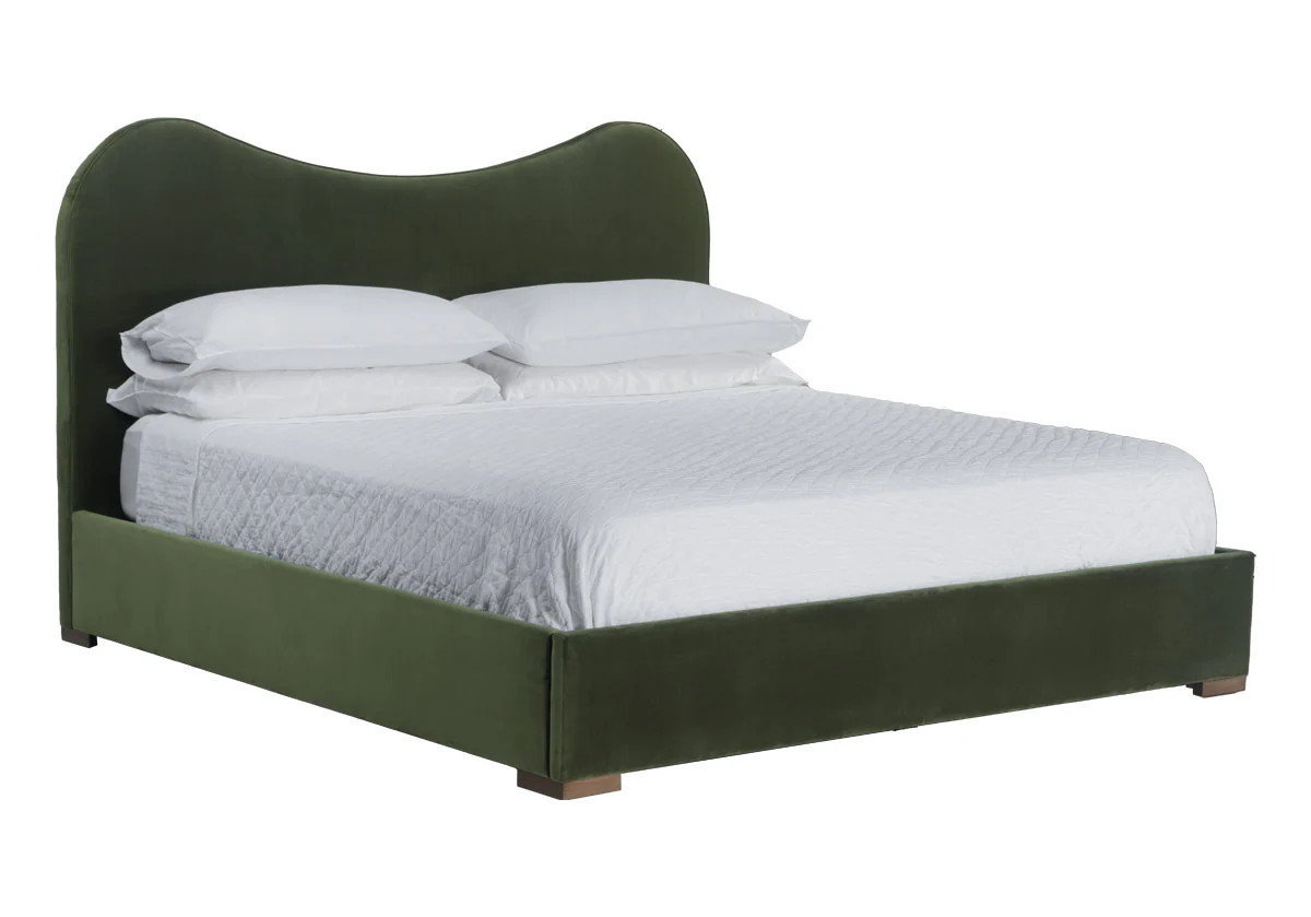 MARLO BED | Moss Velvet | Alice Lane Home Collection