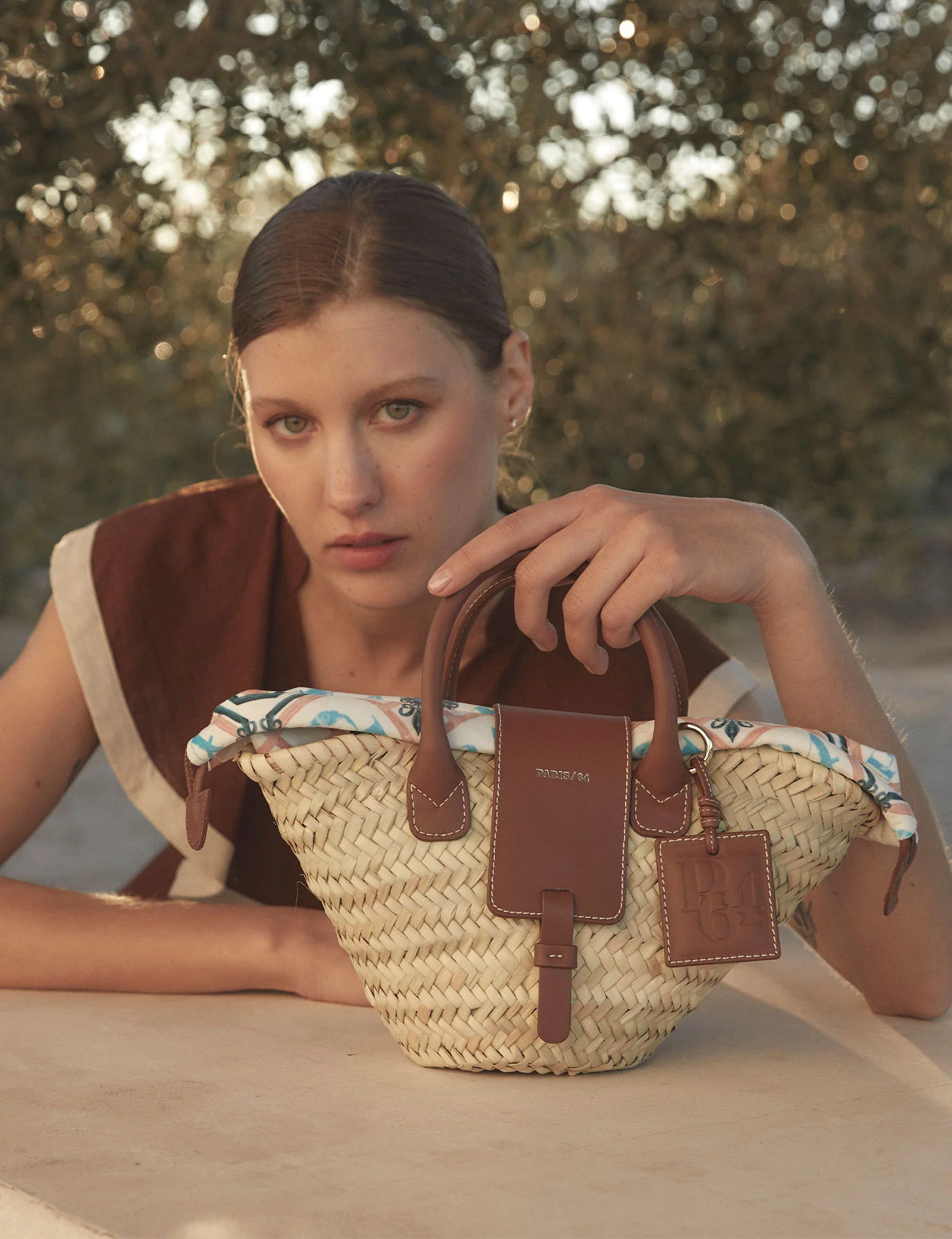Oh L\u00e0 L\u00e0 Chocolate Mini Basket Bag by PARIS/64 | PARIS/64